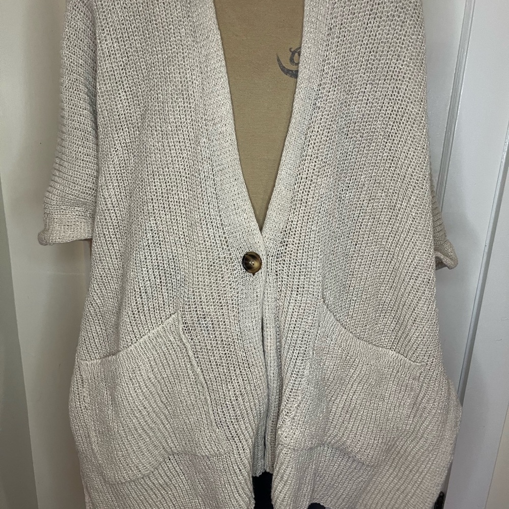 Women's Cream Knit Sweater